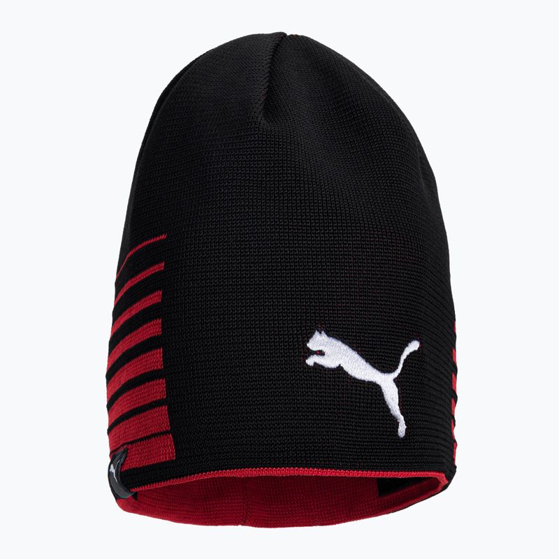 PUMA Liga Reversible Beanie football cap red/black 022357 01