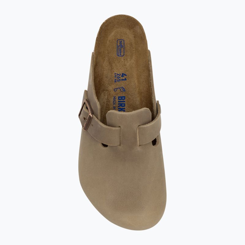 Slides BIRKENSTOCK Boston SFB LEOI Regular tabacco brown 5