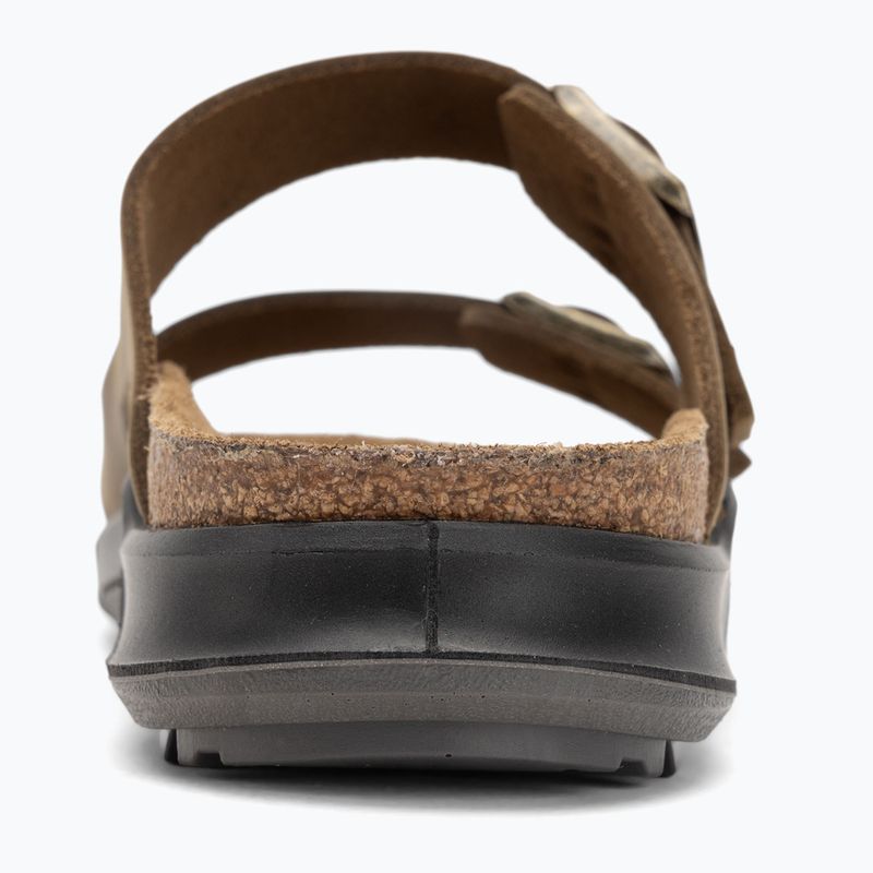 BIRKENSTOCK Arizona CT LEOI Regular faded khaki flip-flops 6