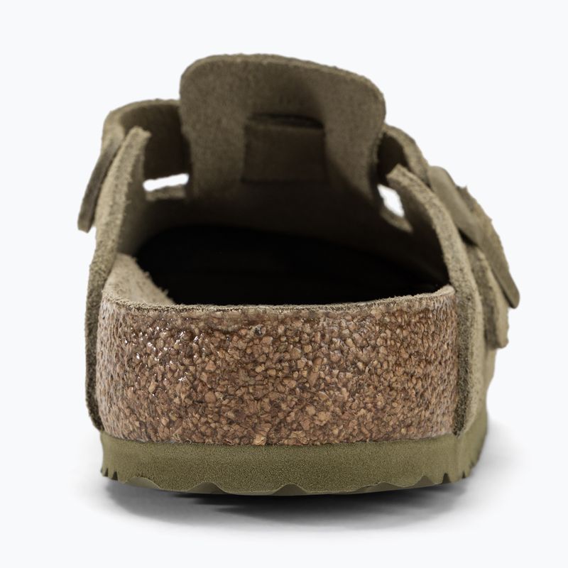 BIRKENSTOCK Boston SFB VL Regular faded khaki flip-flops 7