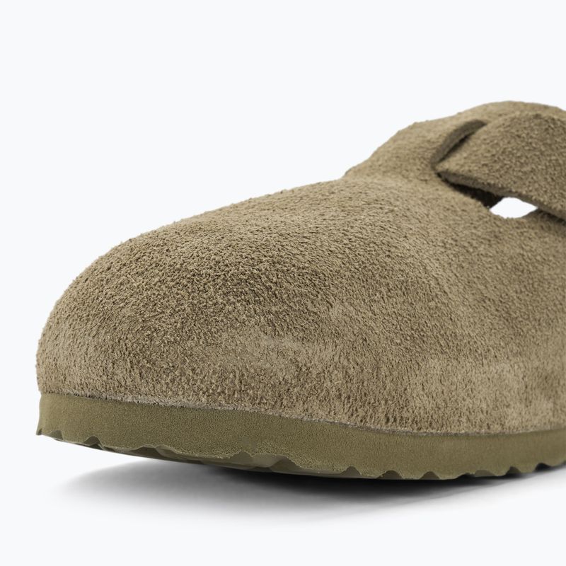 BIRKENSTOCK Boston SFB VL Regular faded khaki flip-flops 8