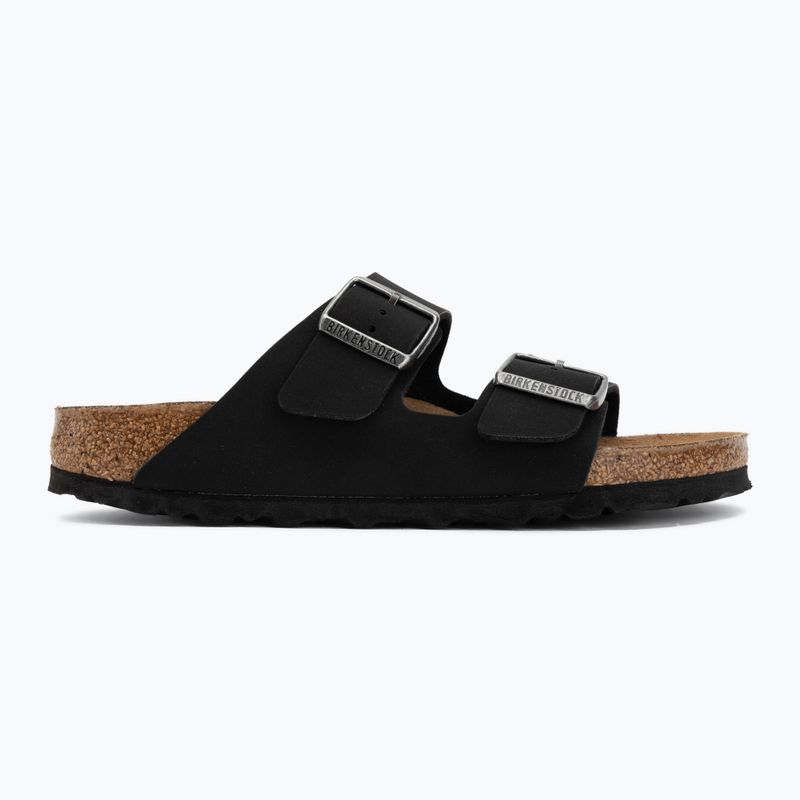 Slides BIRKENSTOCK Arizona Vegan Birkibuc Narrow black 2