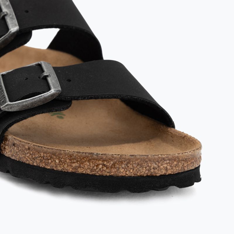 Slides BIRKENSTOCK Arizona Vegan Birkibuc Narrow black 7