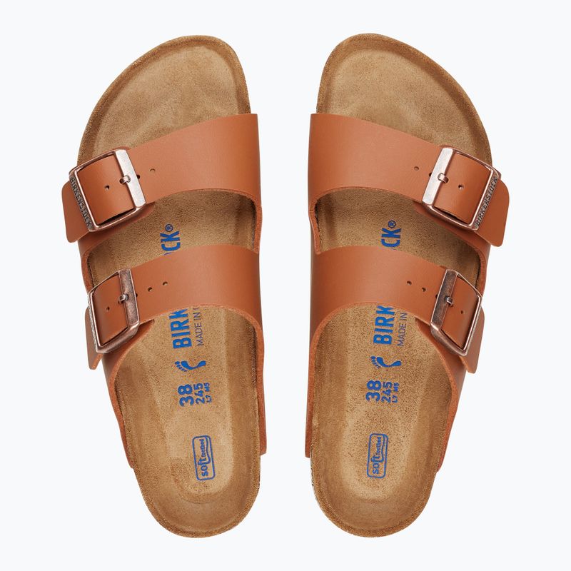 BIRKENSTOCK Arizona SFB BF Narrow ginger brown slides 10