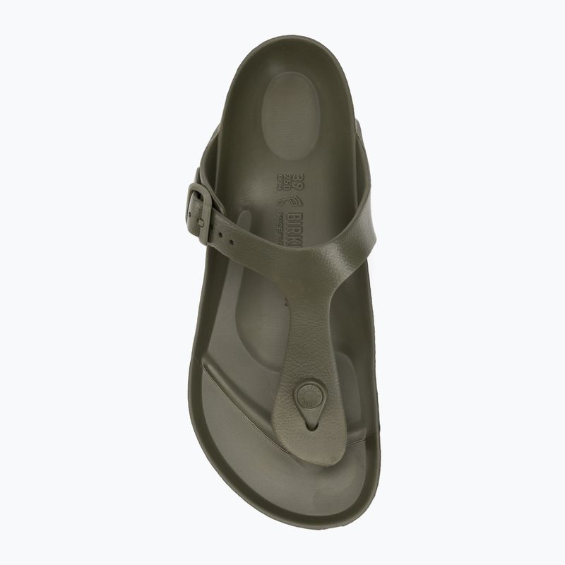 BIRKENSTOCK Gizeh EVA Regular khaki flip flops 5