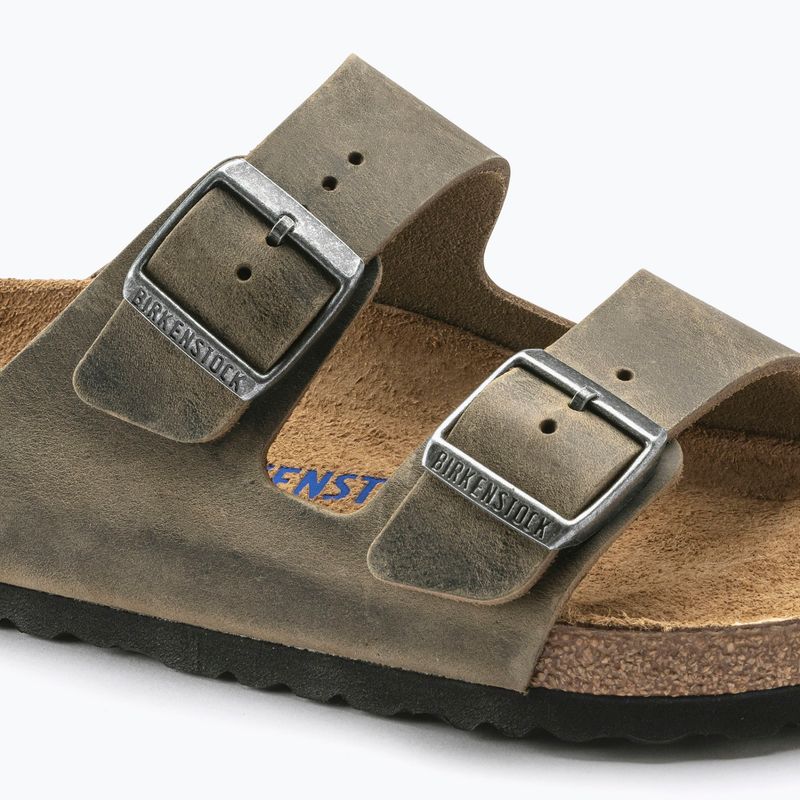 BIRKENSTOCK Arizona SFB LEOI Regular faded khaki slides 8