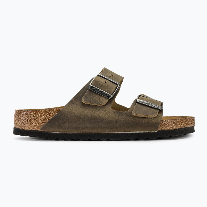 BIRKENSTOCK Arizona SFB LEOI Regular faded khaki slides 2