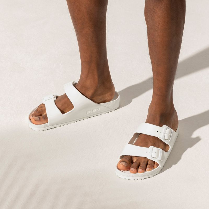 BIRKENSTOCK Arizona EVA Narrow white slides 11