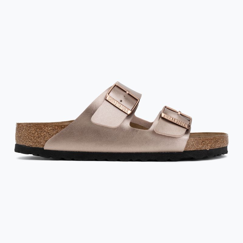 Women's slides BIRKENSTOCK Arizona Birko-Flor Regular copper 2