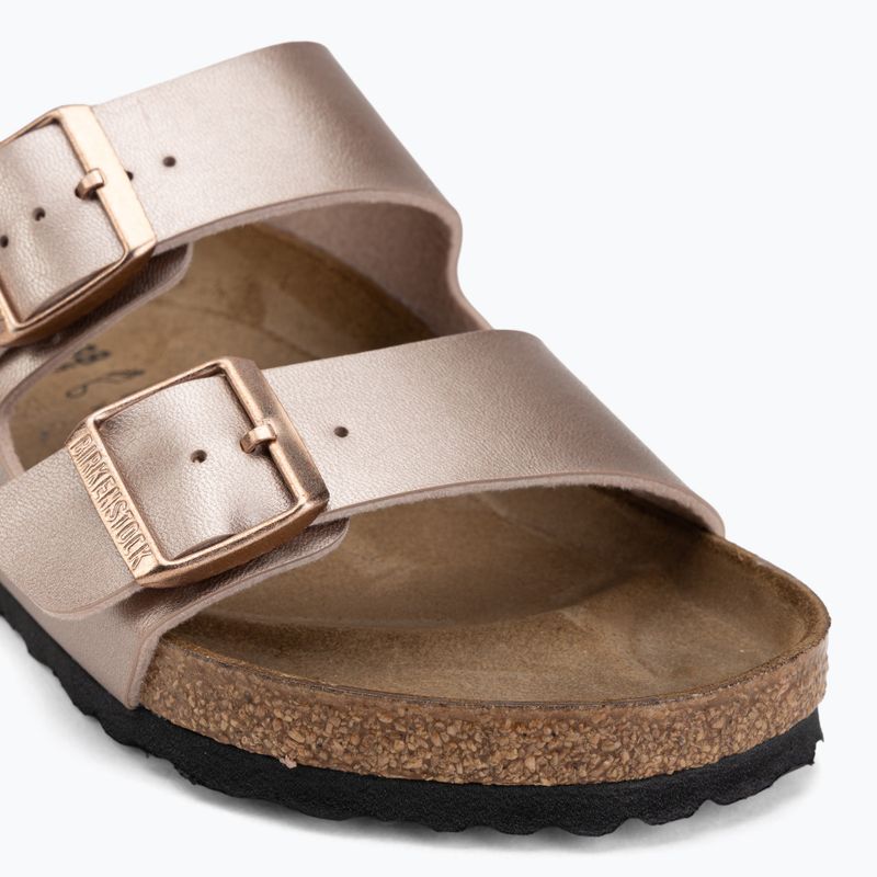 Women's slides BIRKENSTOCK Arizona Birko-Flor Regular copper 7