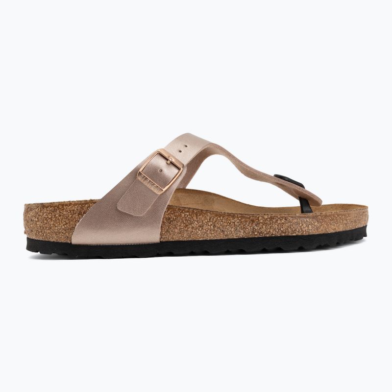 Women's slides BIRKENSTOCK Gizeh Birko-Flor copper 2
