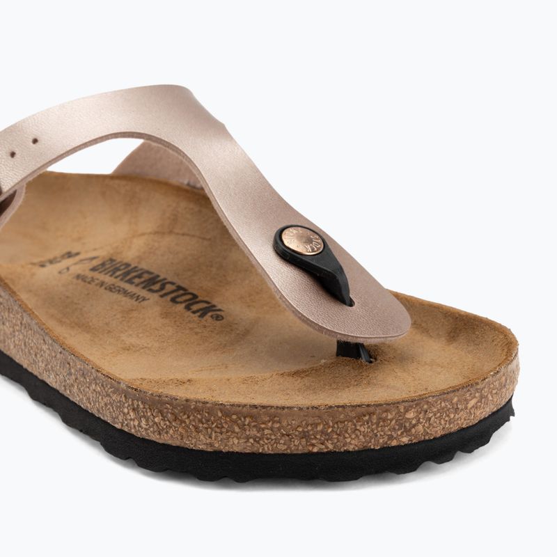 Women's slides BIRKENSTOCK Gizeh Birko-Flor copper 7