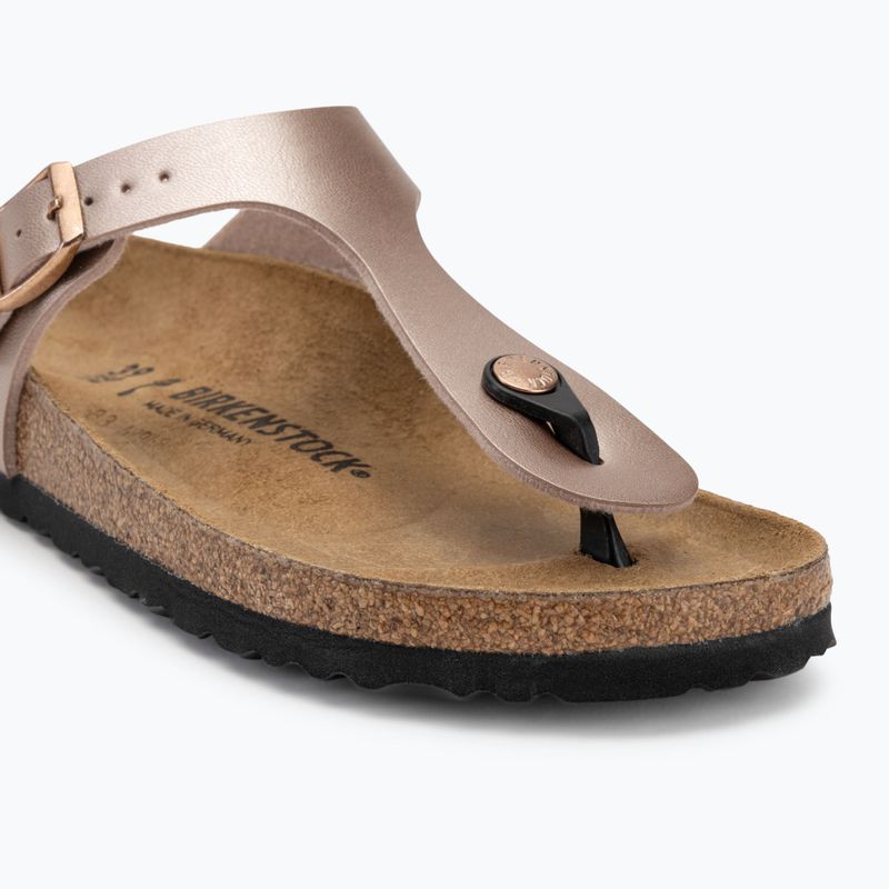 BIRKENSTOCK Gizeh BF Narrow copper flip flops 7