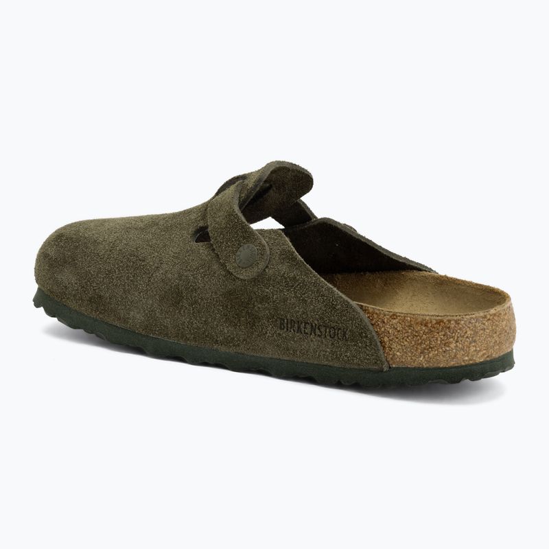 Slides BIRKENSTOCK Boston Suede Leather thyme 3