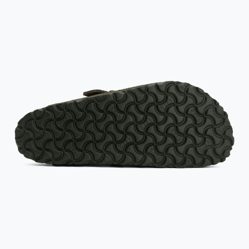 Slides BIRKENSTOCK Boston Suede Leather thyme 4