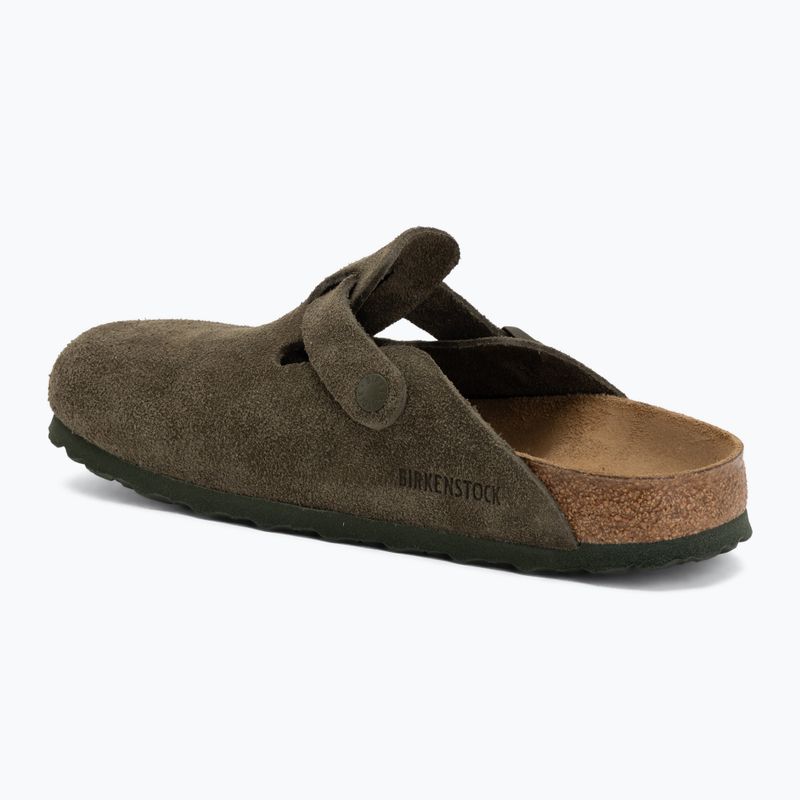 Slides BIRKENSTOCK Boston Suede Leather thyme 3