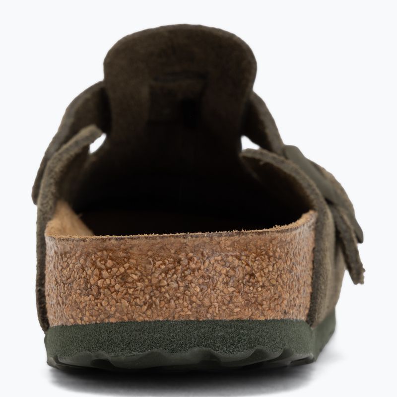 Slides BIRKENSTOCK Boston Suede Leather thyme 6
