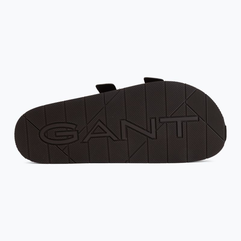 Men's flip-flops GANT Palbuddy dark brown 4