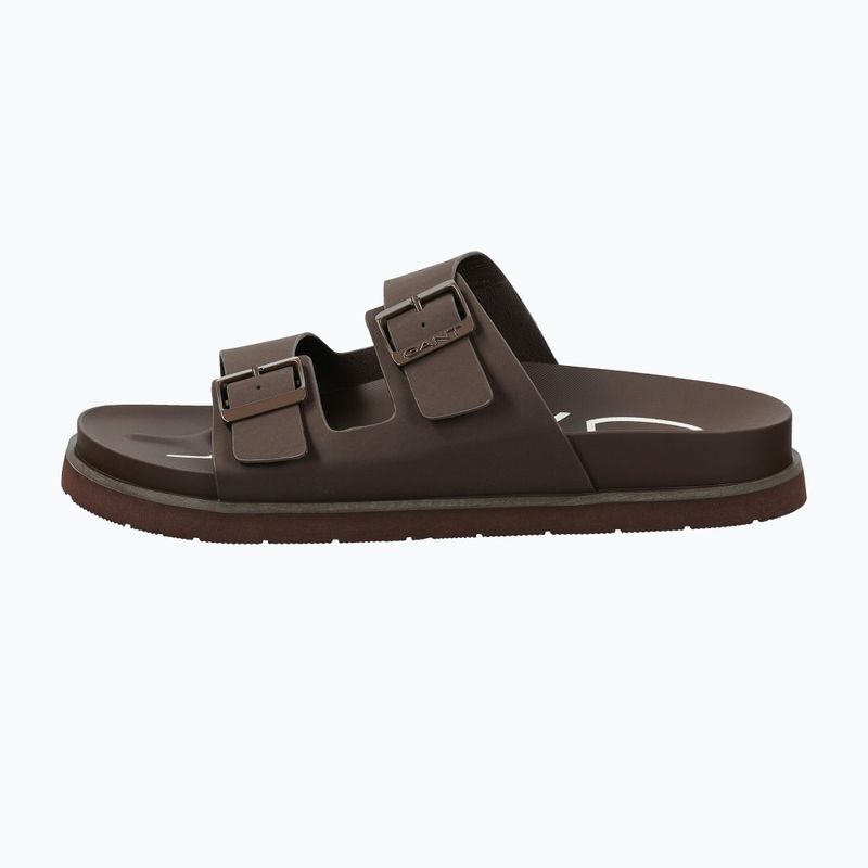 Men's flip-flops GANT Palbuddy dark brown 2