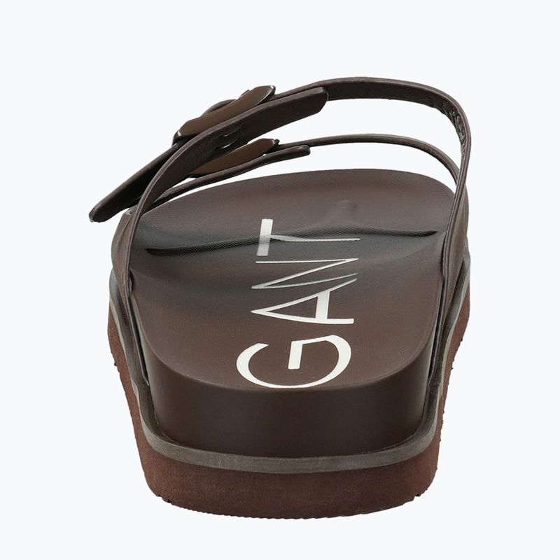 Men's flip-flops GANT Palbuddy dark brown 4