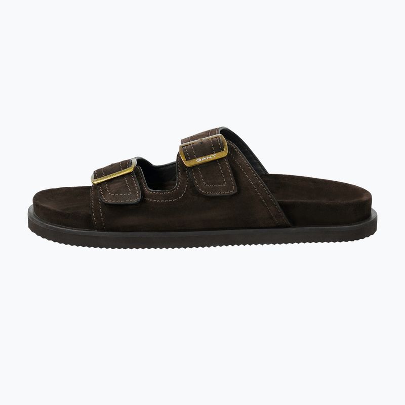 Men's slides GANT Fairfo dark brown 2
