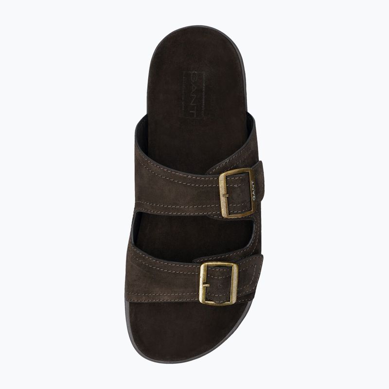 Men's slides GANT Fairfo dark brown 6