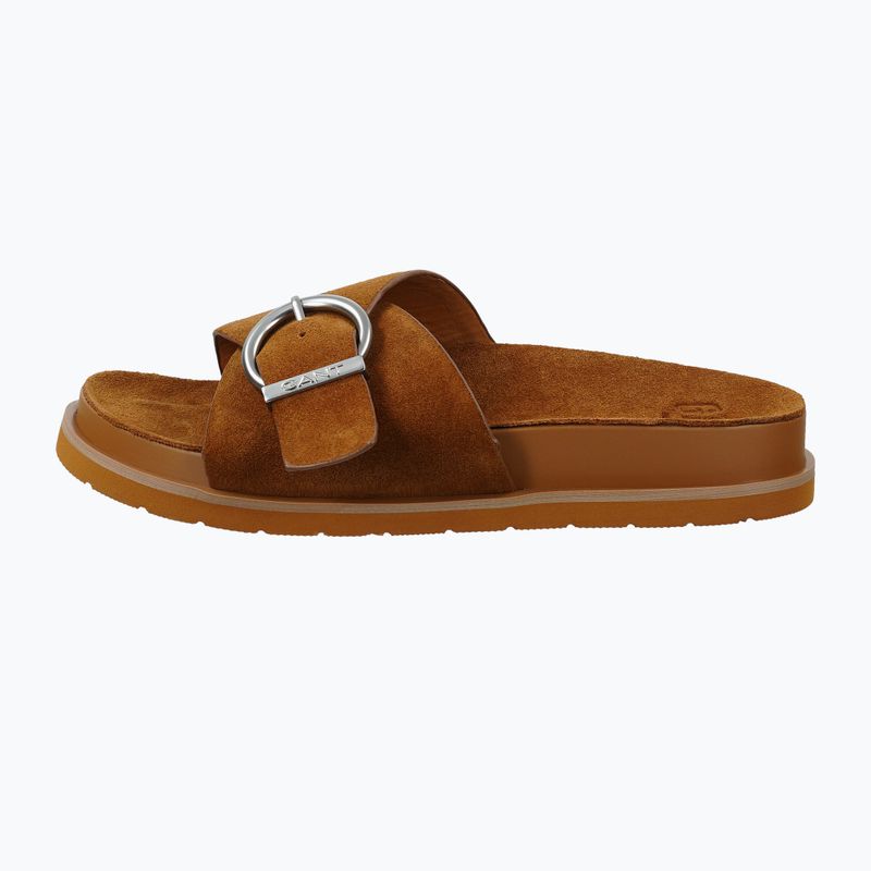 Women's flip-flops GANT Mardale cognac 2