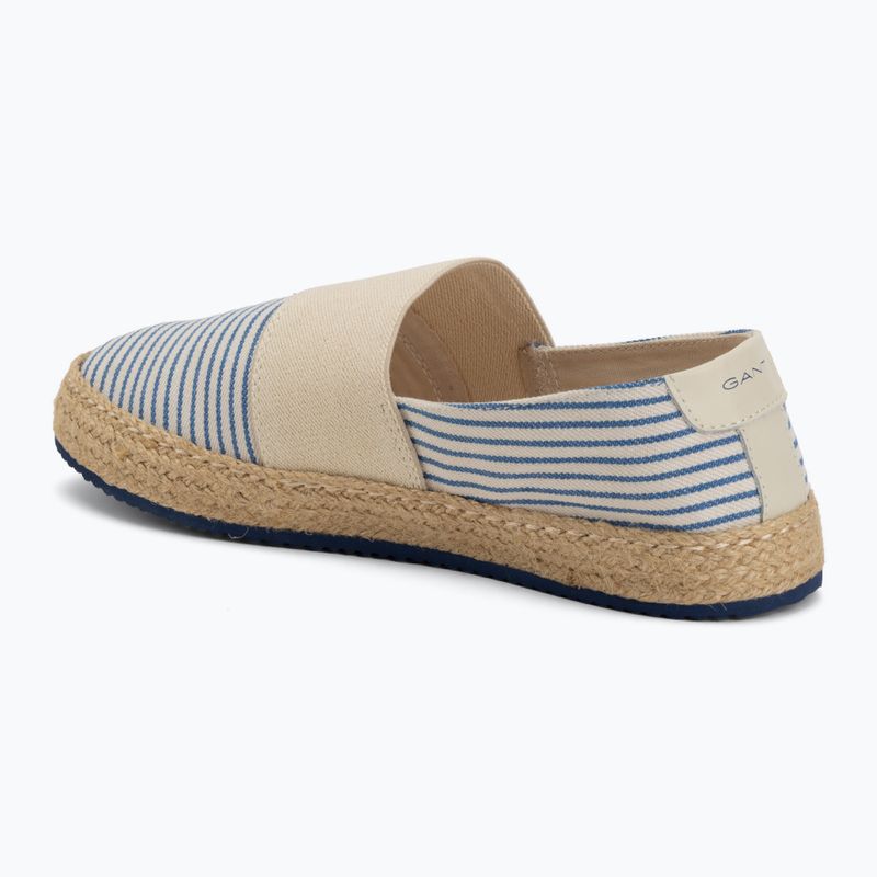 Women's espadrilles GANT Raffiaville blue/cream 3