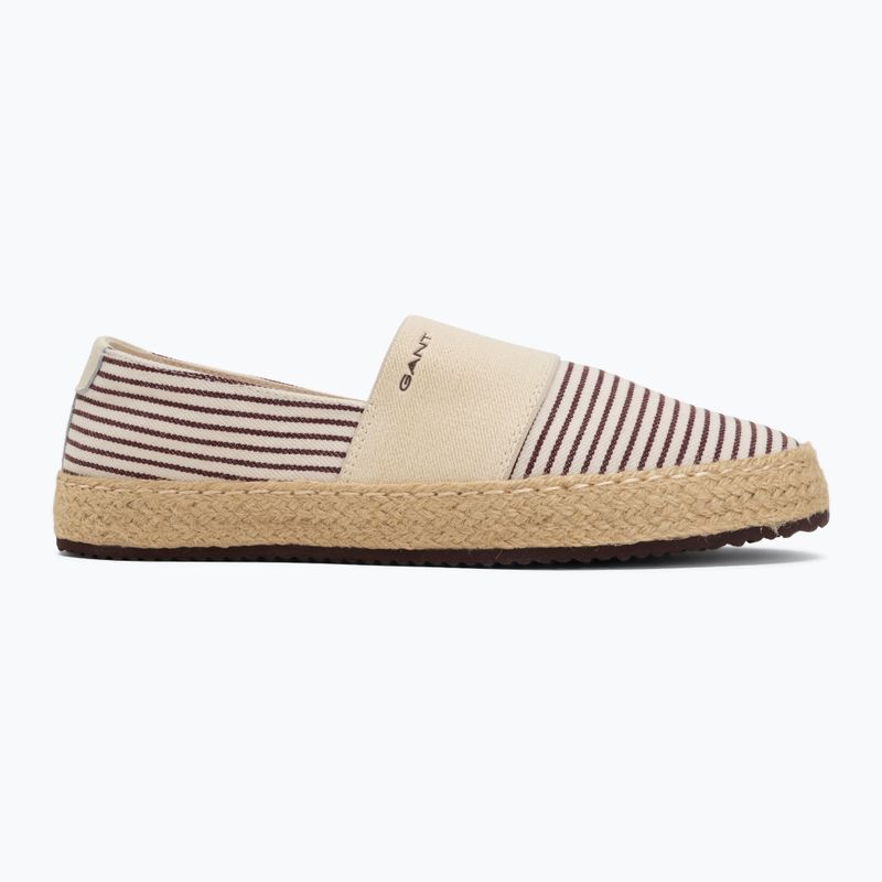 Women's espadrilles GANT Raffiaville brown/cream 2