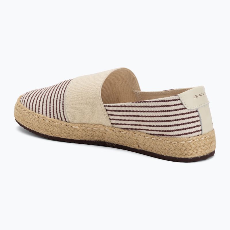 Women's espadrilles GANT Raffiaville brown/cream 3