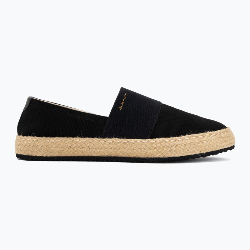 Women's espadrilles GANT Raffiaville black 2