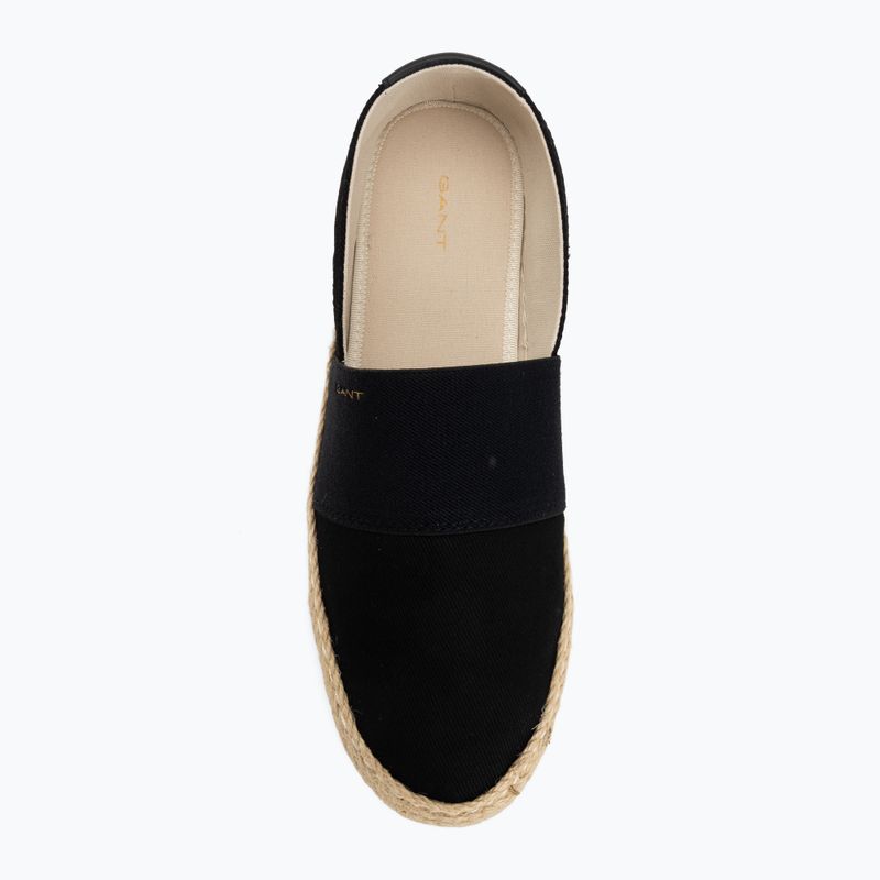 Women's espadrilles GANT Raffiaville black 5