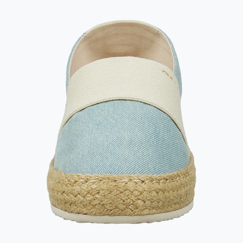 Women's espadrilles GANT Raffiaville light blue/cream 3