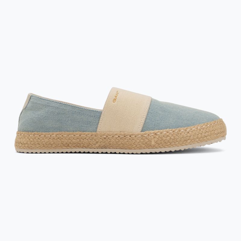 Women's espadrilles GANT Raffiaville light blue/cream 2