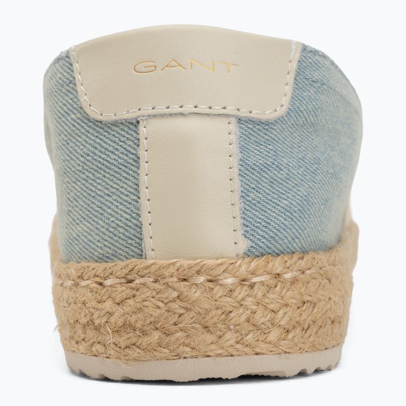 Women's espadrilles GANT Raffiaville light blue/cream 6