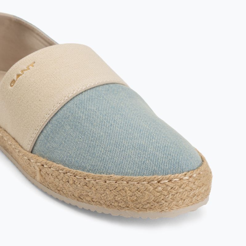 Women's espadrilles GANT Raffiaville light blue/cream 7