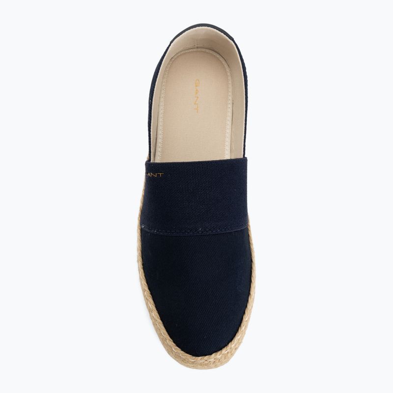 Women's espadrilles GANT Raffiaville marine 5