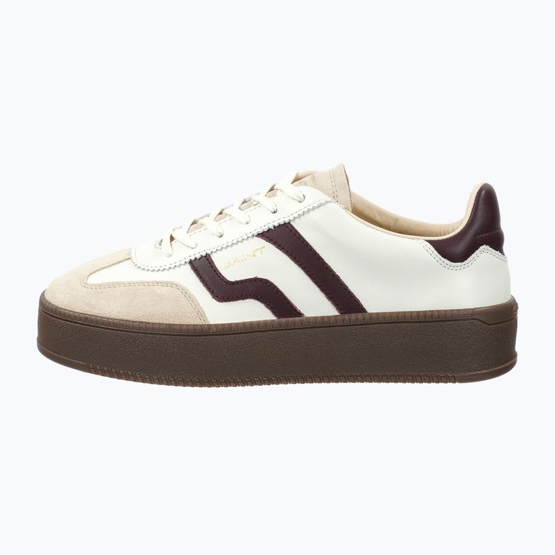 Women's shoes GANT Cuzmani off white/port wine 2