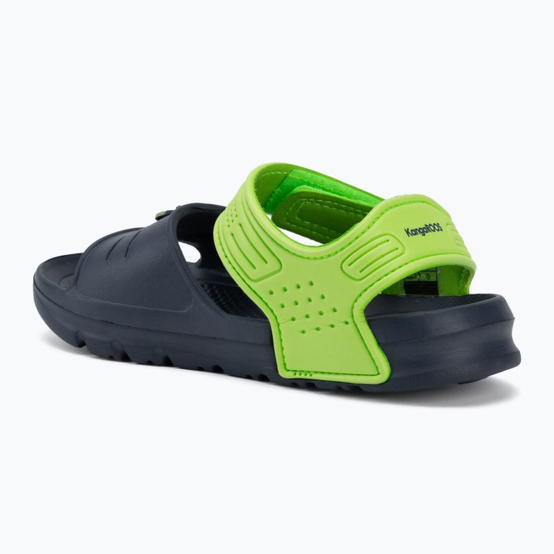 Children's sandals Kangaroos KangaSwim II dk navy/lime 3