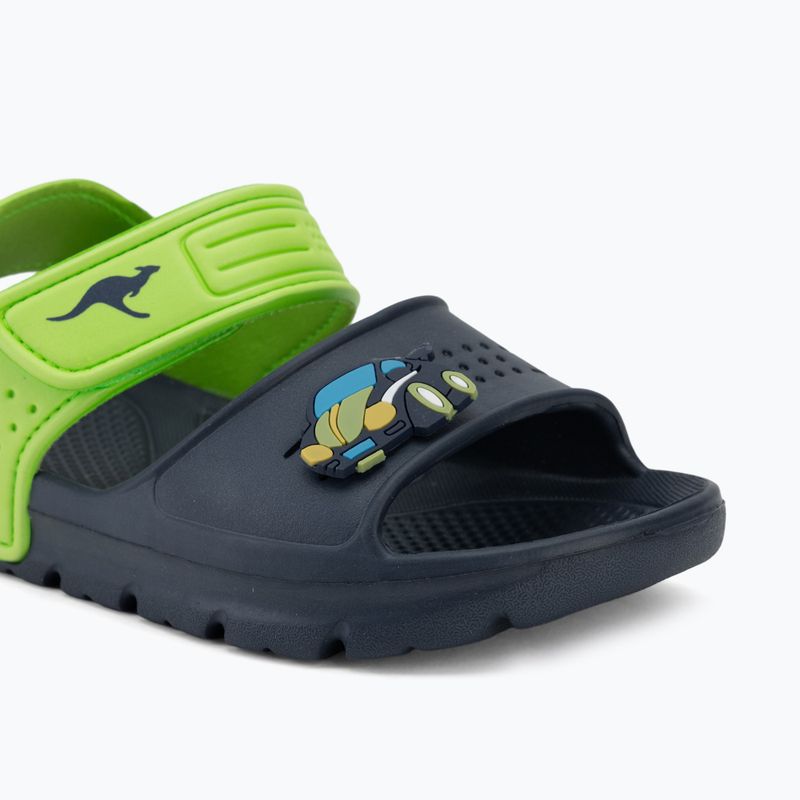 Children's sandals Kangaroos KangaSwim II dk navy/lime 7