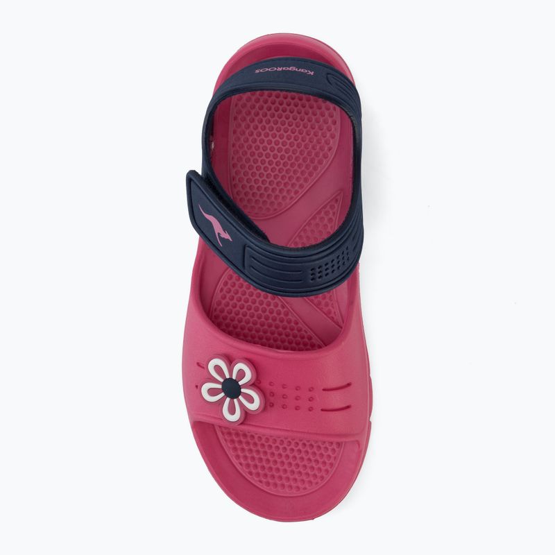Children's sandals Kangaroos KangaSwim II daisy pink/dk navy 5