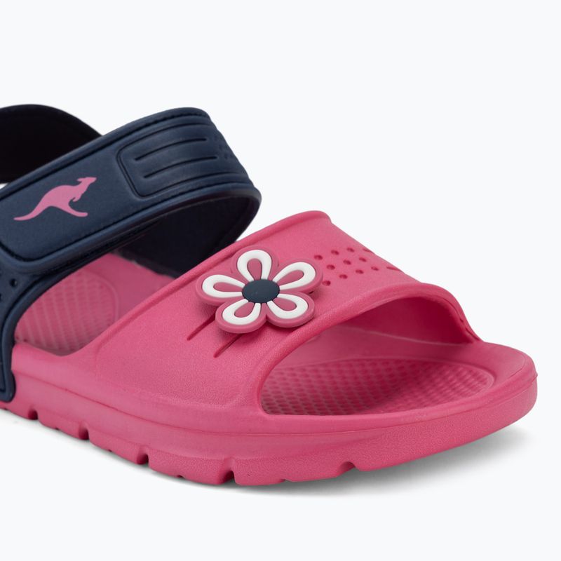 Children's sandals Kangaroos KangaSwim II daisy pink/dk navy 7