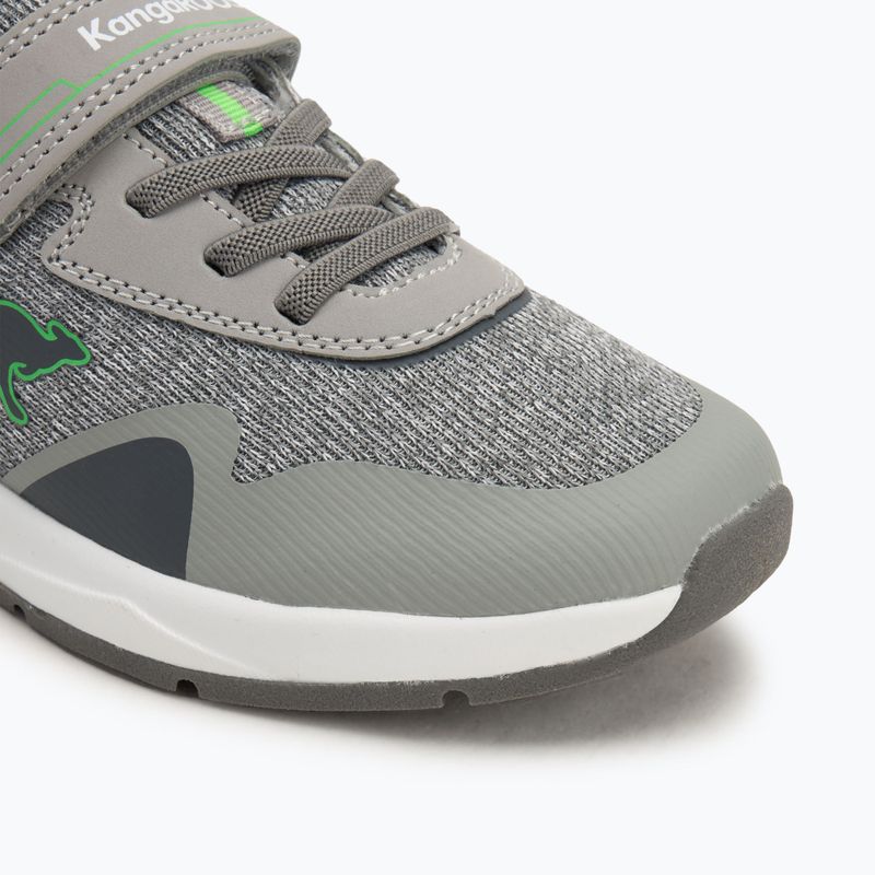 KangaROOS KD-Gym EV vapor grey/neon green children's shoes 7