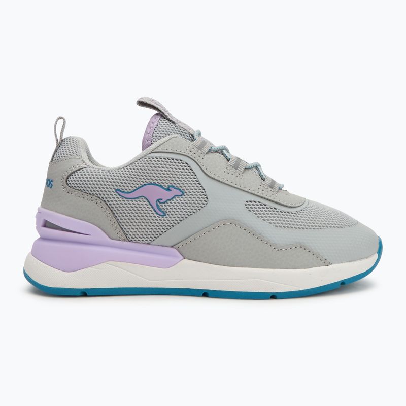 KangaROOS KD-Road vapor grey/lavender children's shoes 2