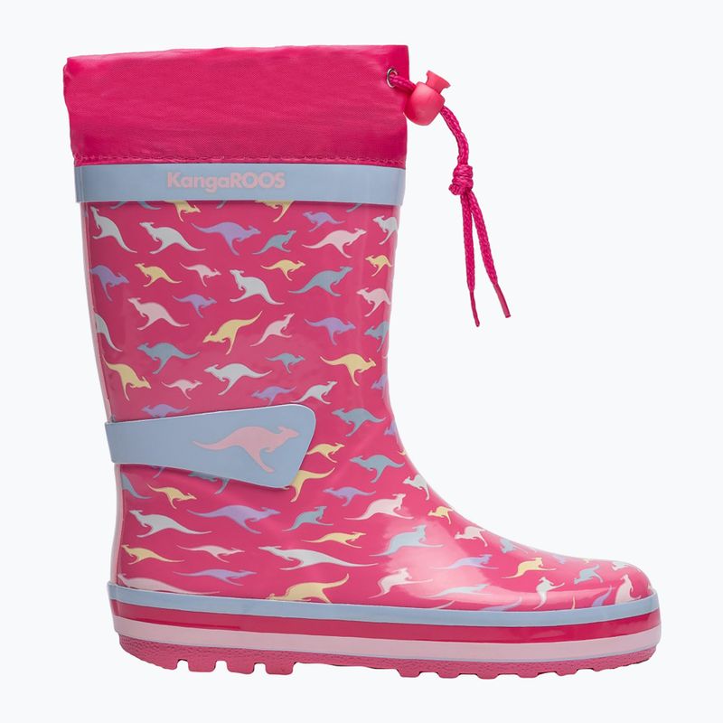 KangaROOS K-Summerrain fandago pink/kangaroo children's wellingtons 8