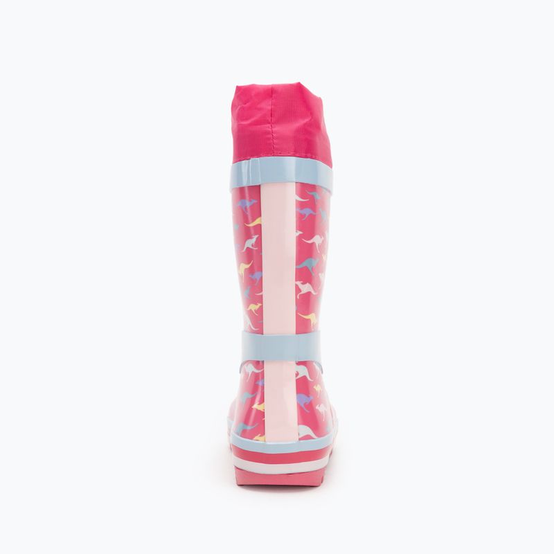 KangaROOS K-Summerrain fandago pink/kangaroo children's wellingtons 6