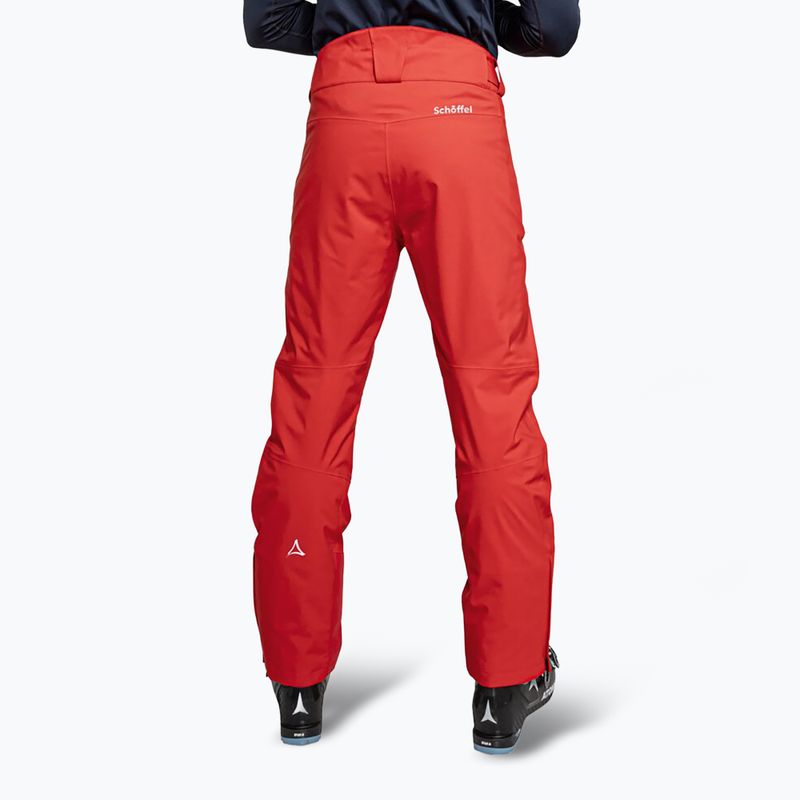 Men's Schöffel Weissach ski trousers barbados cherry 2