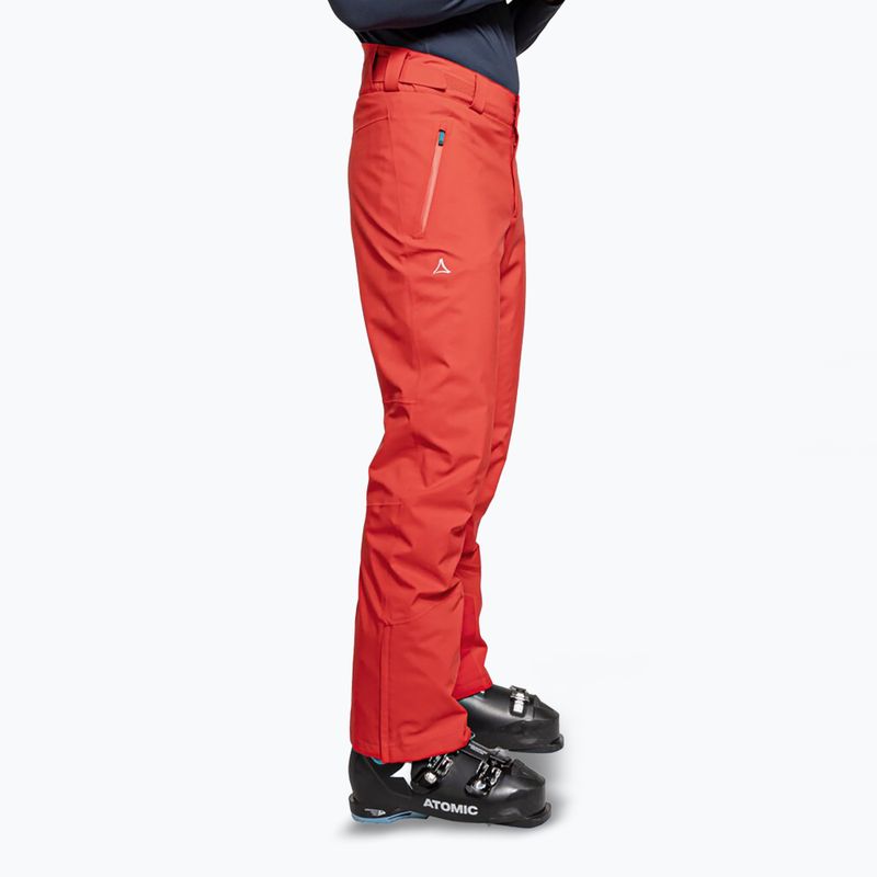 Men's Schöffel Weissach ski trousers barbados cherry 3