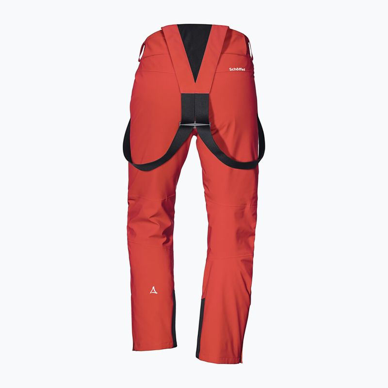 Men's Schöffel Weissach ski trousers barbados cherry 5