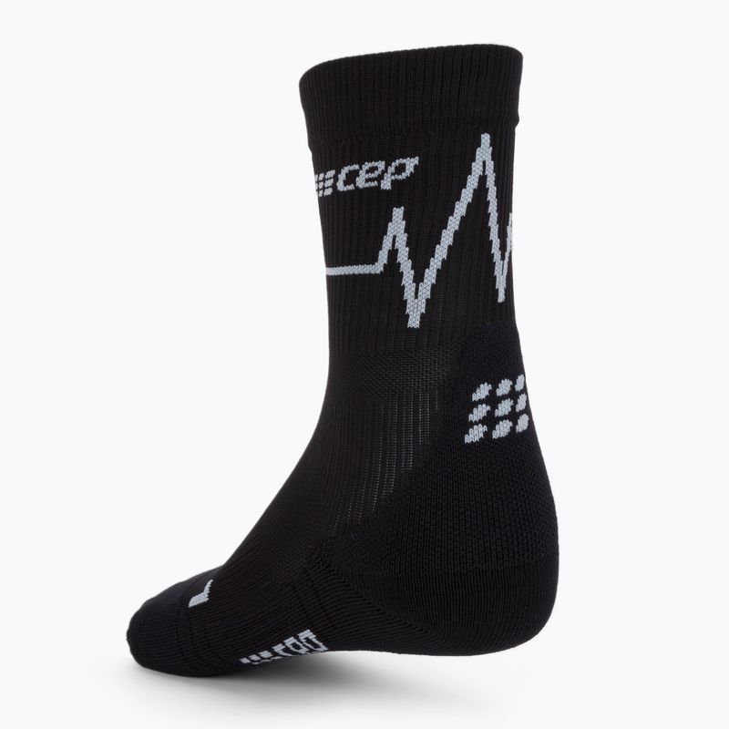 CEP Heartbeat women's compression running socks black WP2CKC2 2